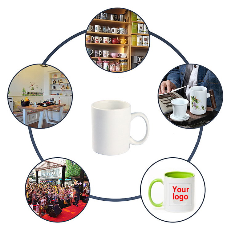 Wholesale AAA ceramic mug aaa white sublimation 11oz mug dimensions custom cup for sublimation