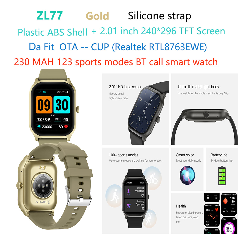 Oro ZL77-dafit-reloj-smart-phone