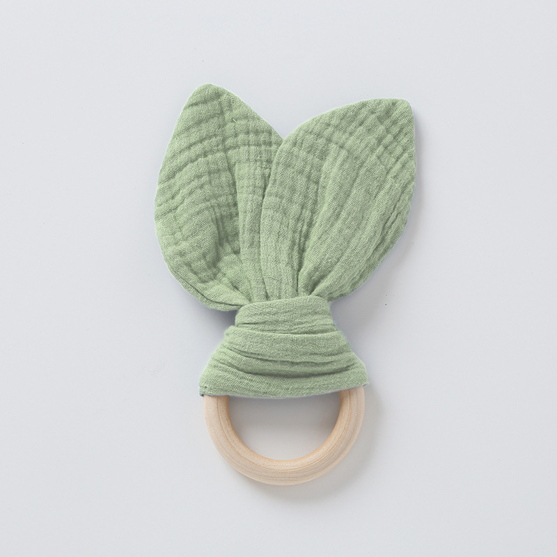 Mint green-gauze ears