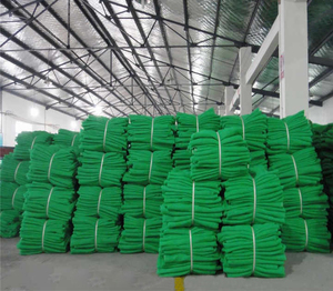 High Quality HDPE+UV Stabilized Green <strong>Round</strong> Wire Shade <strong>Net</strong> for Scaffold Construction Custom Cutting Processed - Product Image 4