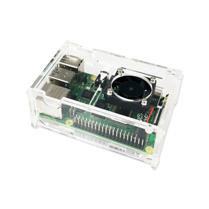 Funda acrílica para Raspberry Pi con ventilador pequeño, carcasa acrílica engrosada, ventilador fuerte, aplicable a Raspberry Pi 4B/ 3B +/3B/2B/B + - Product Image 5