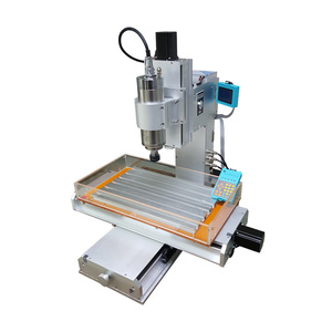 Columna Cnc 6040 3040 4 ejes 5 ° eje de rotación 1500W husillo Mach3 CNC enrutador grabador de Metal máquina cortadora de fresado