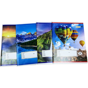 Ucuz okul malzemeleri özel baskı 288 sayfa ciltli defter A5 egzersiz kitabı - Product Image 5