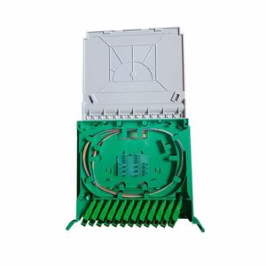 YAYUN光ファイバPlc 1*16 Sc/<span class=keywords><strong>Apc</strong></span>トレイアセンブリタイプ光スプリッタグリーンカラーエンクロージャ