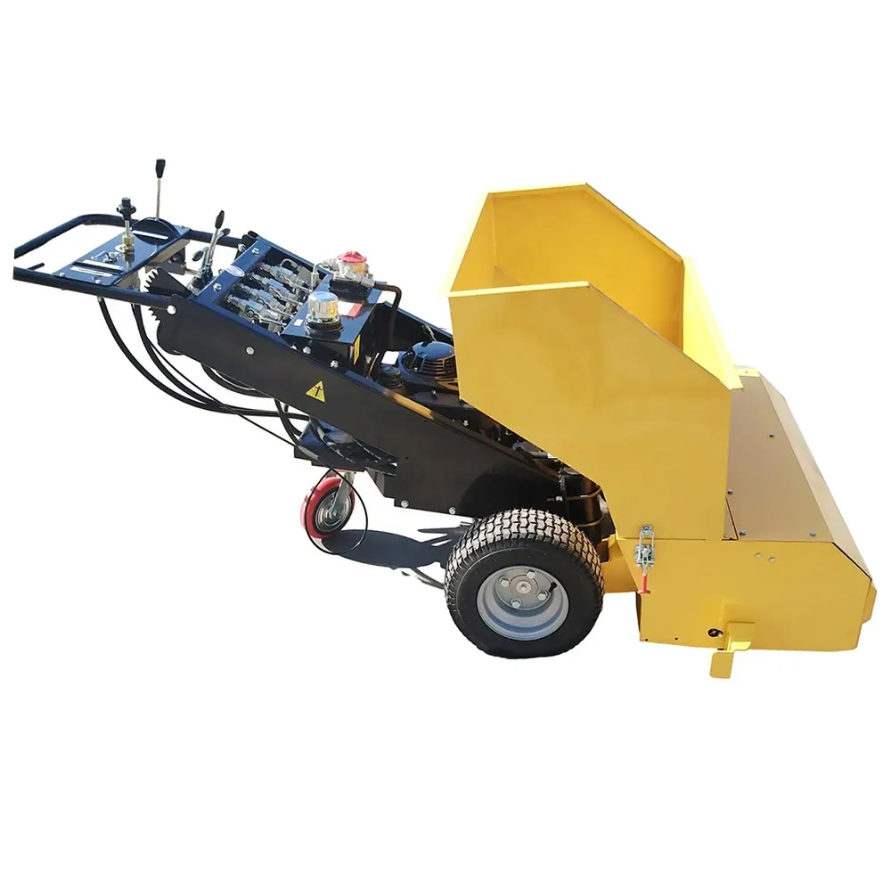 便利なハンドヘルドアスファルト舗装機を動かすために一般的に使用される小さなガソリン舗装狭い道路中庭の地面の修理