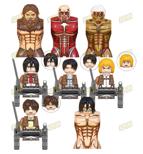 Attack on <strong>Titan</strong> Mini Figures Japanese Manga Animation Model Toy Assembled Toy Building Block Set - Product Image 1