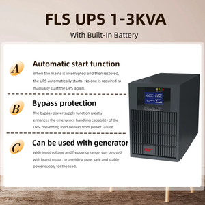PBP CHINA 1KVA 800W Online UPS System Smart Mini Power Supply Single Phase 110v 220v 50hz 60hz Lightning Protection for <strong>Modem</strong> - Product Image 2