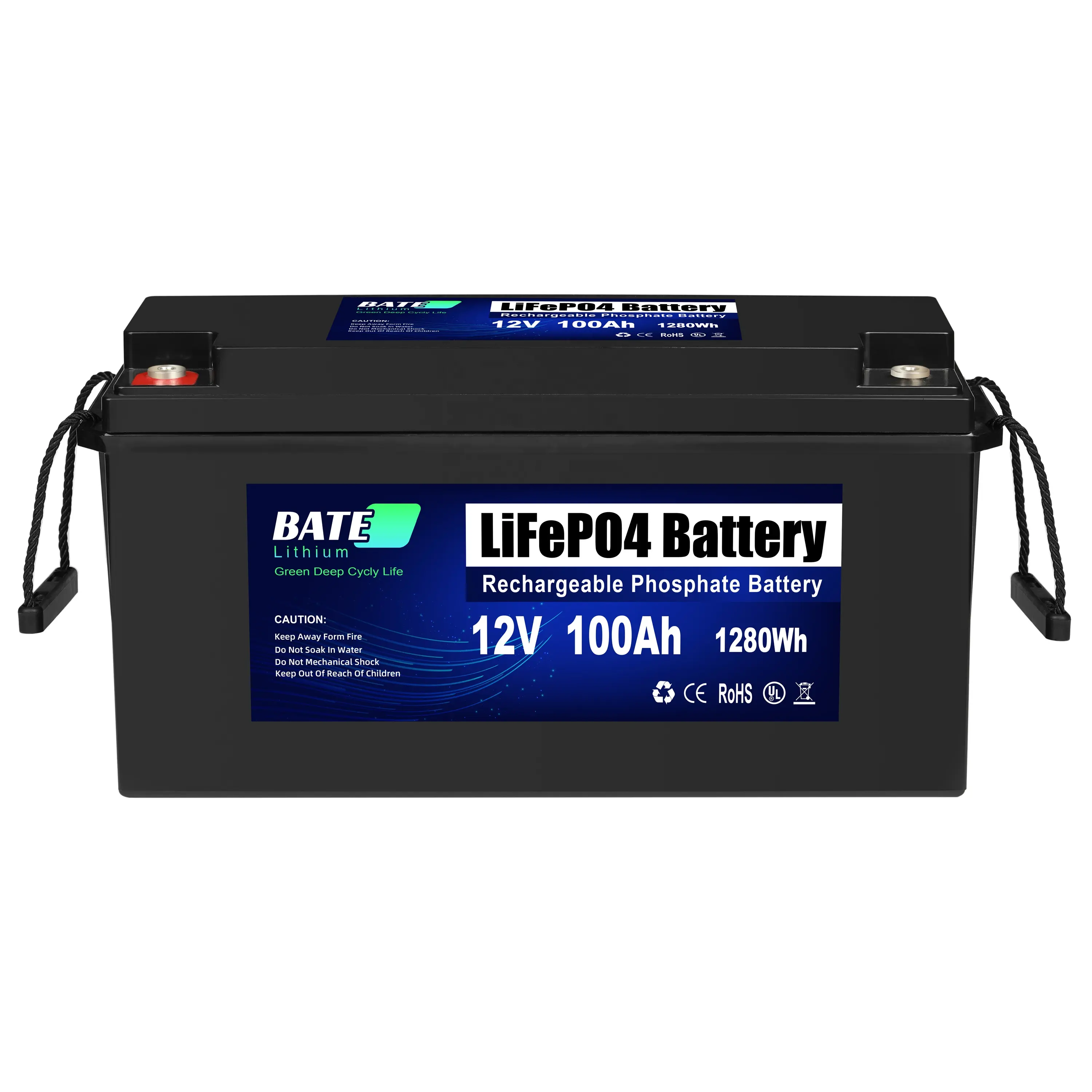 Baterai Lifepo4 12V 100ah Eu Us Stock 100ah 200ah 12V Lifepo4 Baterai Pengiriman Cepat