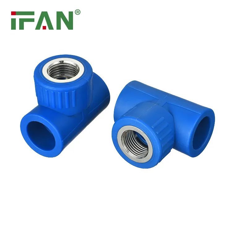 Синяя полипропиленовая фитинги для водопровода, 20 - 110 мм