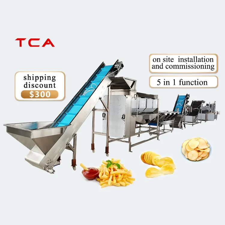 Línea de producción de patatas fritas congeladas XXD, maquinaria para patatas fritas