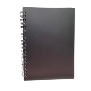Cuaderno de oficina de tamaño A3, Estilo espiral, 6 tipos de página interior, carcasa gruesa de 90 PP, línea Horizontal B6, cubierta de cuero de Color de libro de bobina - Product Image 1