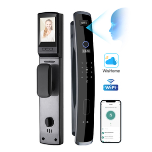 Cerradura de puerta inteligente de intercomunicador de aplicación Oem cerraduras bajas para Wifi con cámara, llaves, venta al por mayor impermeable - Product Image 1
