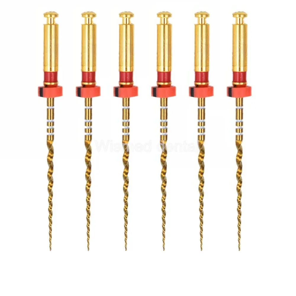 Limas rotativas de motor de alta calidad eléctricas CE Niti limas de conducto radicular dentales recubiertas Toboom éxito de ventas al por mayor