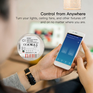 Tuya-interruptor inteligente de pared, interruptor de luz LED, automatización de bombillas, 4 entradas, 4 botones, 2 vías, 3 vías, Control remoto inalámbrico - Product Image 2