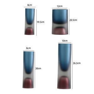 Ev süsleme koyar parça muti_function iki sonu farklı tanklar kullanımı cam vazo - Product Image 6