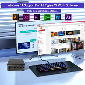 最新ミニPC MUZEE-N95 Intel Alder Lake N95 CPU WIN11 4KデュアルWi-FiディスプレイデスクトップミニPCコンピュータHD LANポートミニPC付き - Product Image 4