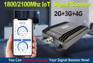 Thông minh LCD điện thoại di động tín hiệu Booster 5G/<span class=keywords><strong>GSM</strong></span> Repeater 3G 4G 1800MHz 2100MHz băng tần kép EGSM khuếch đại với ứng dụng quản lý - Product Image 2