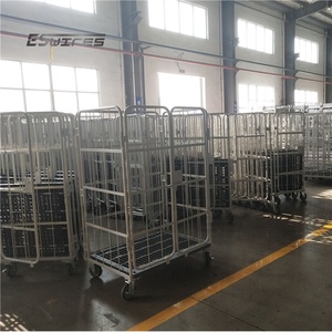 1100*800*1700mm Yüksek Kaliteli Lojistik Pazarında Çok Satan Plastik Tabanlı Rulo Taşıyıcı Araba - Product Image 5