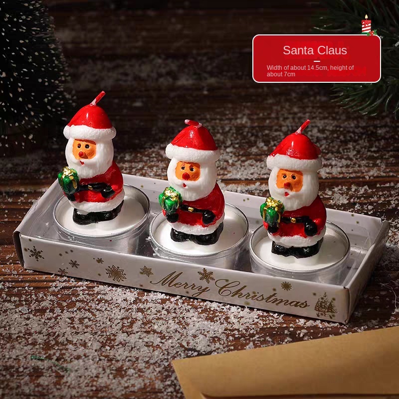 Bougie RedL-3-santa en boîte