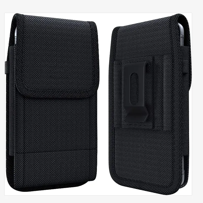 Coque de téléphone portable en Nylon personnalisée avec Clip de ceinture