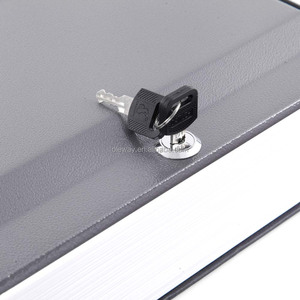 Chất lượng cao bí mật ẩn kim loại Tiền Ẩn Hộp trang sức nhà lưu trữ chống cháy cuốn sách an toàn hộp - Product Image 6