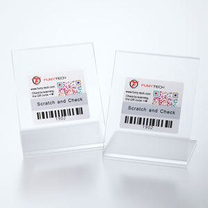 Fabricante de pegatinas antifalsificación de números de serie de código QR para rascar de alta calidad - Product Image 4