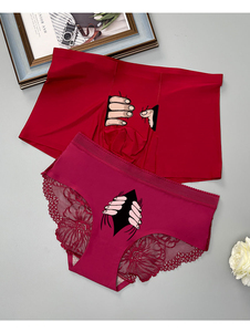 Europe and the US Sell Cotton Cute Couple <strong>Underwear</strong> for Lover Printing <strong>Underwear</strong> Suit - Product Image 4