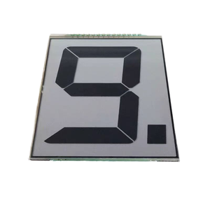Kunden spezifisches TN6-digit 7-Segment-LCD-Display Schwarzer Hintergrund Weißer Text Industrielle Anzeige Instrumenten segment code Anpassbar - Product Image 3