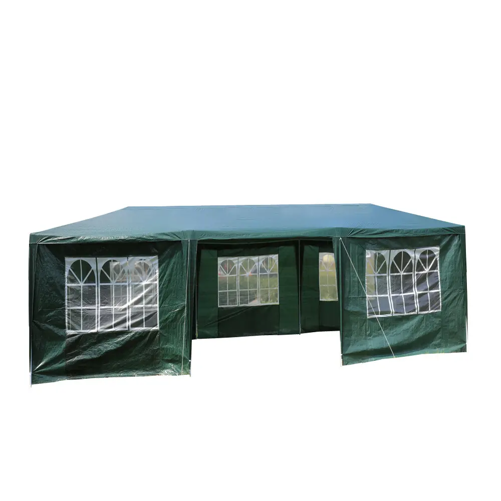 Gazebo barraca de acampamento ao ar livre, 10x20ft gazebo 3x6m