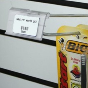 60mm Length <strong>Flip</strong> <strong>Scan</strong> <strong>Hook</strong> Label Holder UPC Labels <strong>Display</strong> Plastic Scanner Plates for Merchandise Supermarket Retailer - Product Image 1