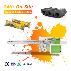 Donut te koop, lijnverpakking chocolade mini-maanbroodjes, automatische hogesnelheids flow pillow verpakkingsmachine - Product Image 1