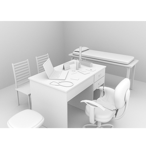Doctor's <strong>Desk</strong> Single 1.2m <strong>Computer</strong> <strong>Desk</strong> Desktop Home <strong>Simple</strong> Modern Office Staff Table and Chair Combination for Hospital - Product Image 5