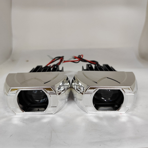Car Spotlight <strong>LED</strong> Grille Light Waterpoof 1&quot; Mini Bi Projector Lens <strong>Led</strong> Headlight Front Grille External <strong>LED</strong> Fog Light - Product Image 2