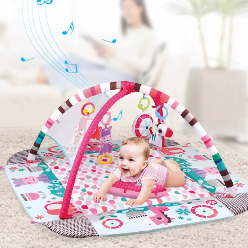 Musica elettrica 5 in 1 tappeto lavabile del giocattolo del bambino strisciando stuoia del gioco