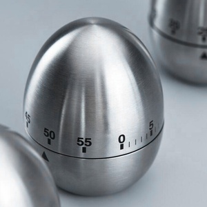 China Factory Durale Egg Shaped Stainless Steel Kitchen Cooking Clock <strong>Countdown</strong> Egg <strong>Timer</strong> - Product Image 3