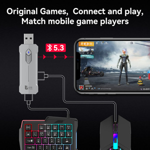 Teclado mecánico para juegos 5 en 1 + combo de ratón + soporte + adaptador inalámbrico + alfombrilla de ratón para Android/iOS/iPhone/móvil - Product Image 2