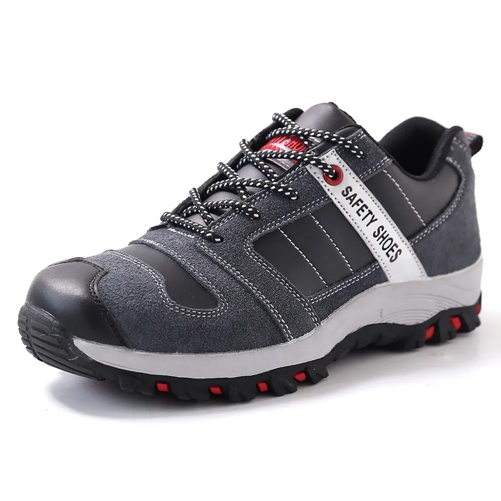 Zapatos de seguridad para hombre, calzado deportivo cómodo