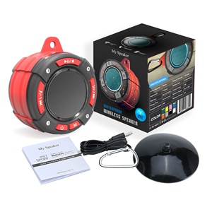 Vendedor caliente 5W IPX7 impermeable RGB altavoz inalámbrico portátil para Bluetooth con luz colorida para uso en computadora y teléfono móvil