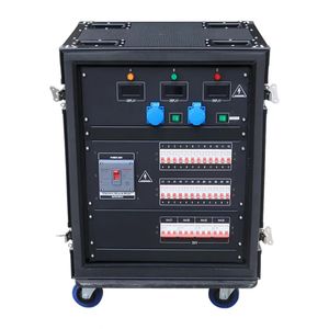 ST 12 Road 20A Equipo de distribución de energía Edison Plug 4 Road 19pin Salida Power Distro Box Distribuidor de energía