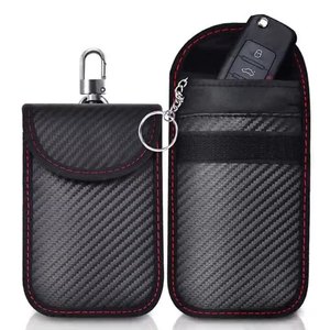 Hot Sell New Arrival Anti-Theft Anti-Hacking Car RFID Chave de Bloqueio Carteira Bolsa Case Protector Car Blocker Bag para Key Fob Box