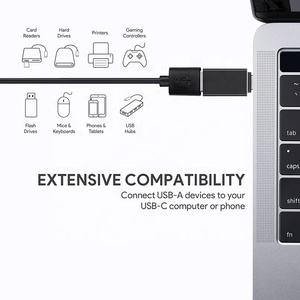 Xput OTGタイプCオス-USB3.0メスアダプターUSBC-ラップトップ携帯電話用USBアダプター - Product Image 6