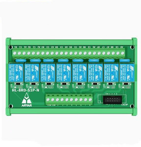 8 <strong>input</strong> 8 <strong>output</strong> 8 channel RS485 <strong>relay</strong> <strong>module</strong> HL-16RD-S1P RTU protocol DIN35 track Shell expansion board - Product Image 2