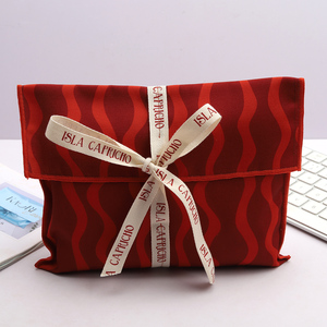 Custom Logo Cotton <strong>Pouch</strong> Comfortable and Durable Cotton Canvas Drawstring Skincare Cosmetic Bag with <strong>Excellent</strong> Security Features