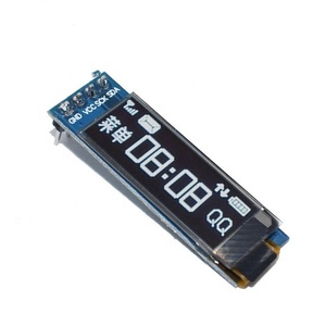 0.91 pollici OLED modulo 0.91 "bianco/blu OLED 128X32 OLED Display LCD A LED del Modulo 0.91" IIC di Comunicare per ardunio - Product Image 2
