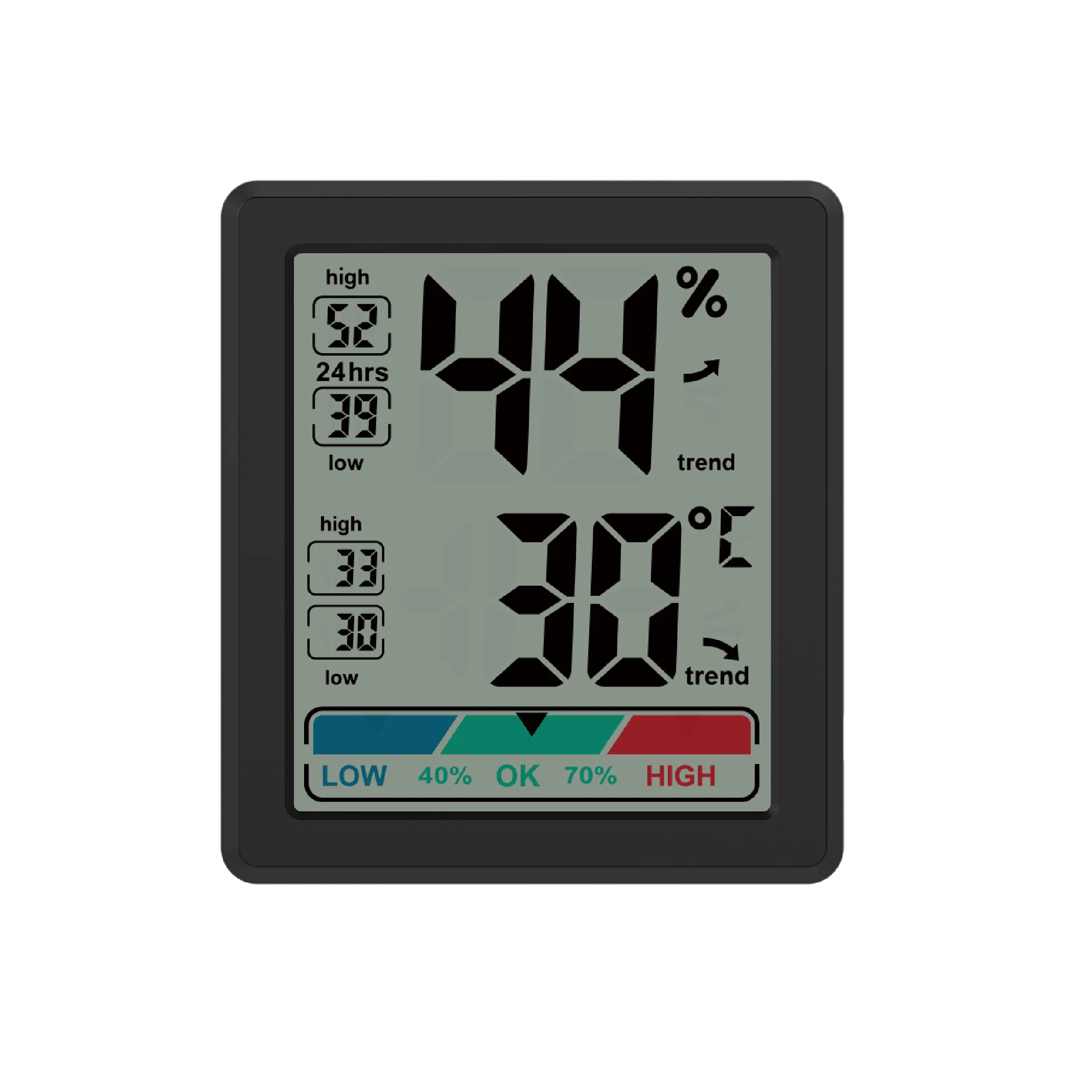 EWETIMEワイヤレスデジタル気象台家庭用温度および湿度計