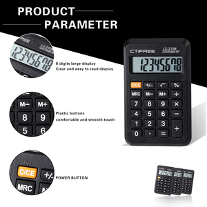 Mini calculadora Digital de escritorio con pantalla LCD de 8 dígitos, tamaño de bolsillo, suministros escolares para oficina y negocios - Product Image 4