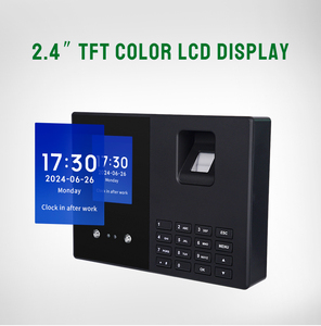 顔と指紋の認識を備えた2.8インチの使いやすい生体認証顔時間出席マシン - Product Image 1