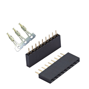 Soulin FH2.54mm Pitch 2-40Pin Terminal DIP 3.2mm Single Dual Row Female <strong>Header</strong> Gold Plated - Product Image 5