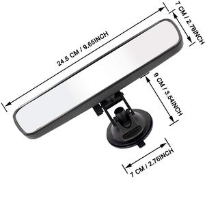 CarbMod后视镜，LECAMEBOR通用加厚防眩光高清车内后视镜-(带可调吸盘) - Product Image 2