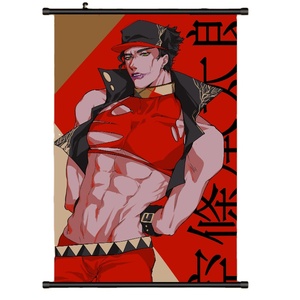 墙面家居客厅卷轴海报酷30x45cm厘米动漫杀魔者动漫艺术作品现代绘画图片悬挂套件海报